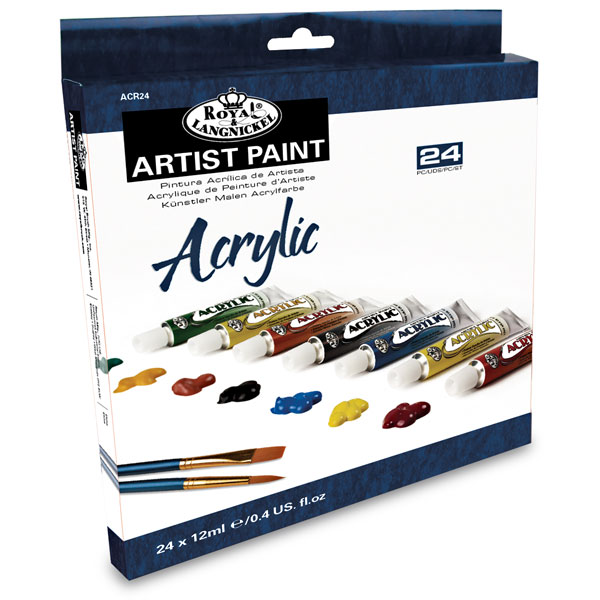 Σετ Ακρυλικών Χρωμάτων 24x12ml